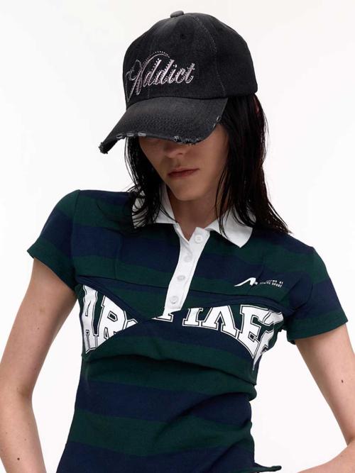 ADDICT CAP (BLACK DENIM)