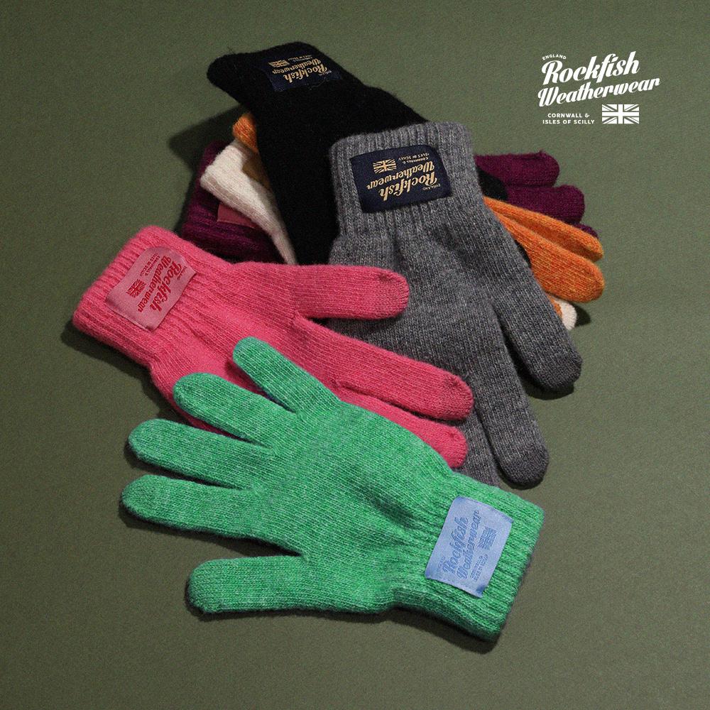 [쇼핑백증정][락피쉬웨더웨어] FLUFFY SHORT GLOVES - 8color