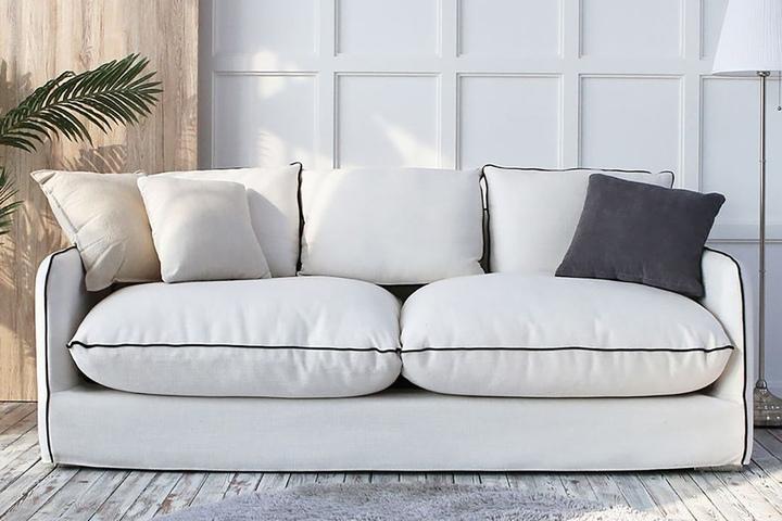 프라도 3인 구스다운 패브릭 소파