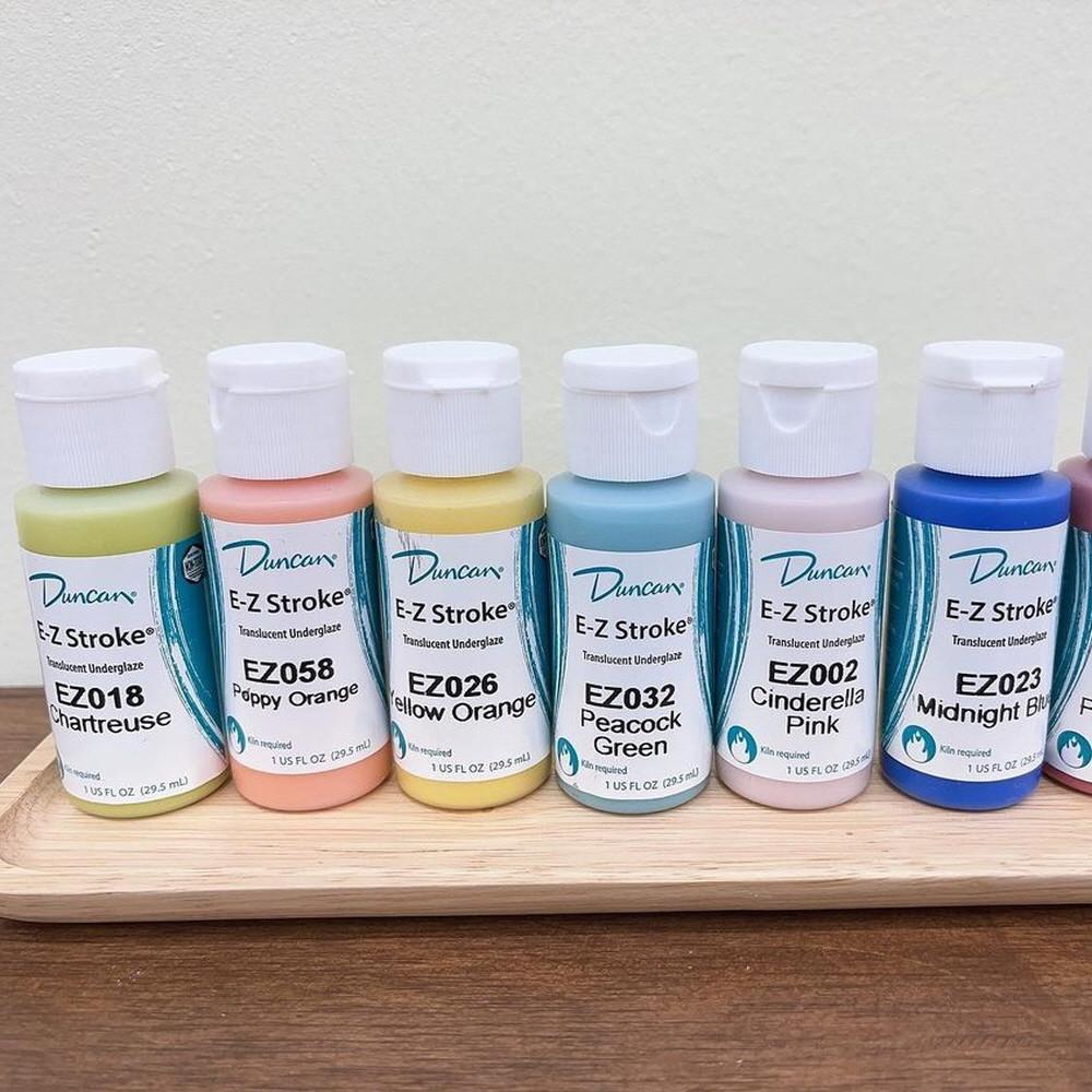 도자기물감 19종 수채화 느낌의 도예용 세라믹물감 어린이 체험학습 원데이 클래스