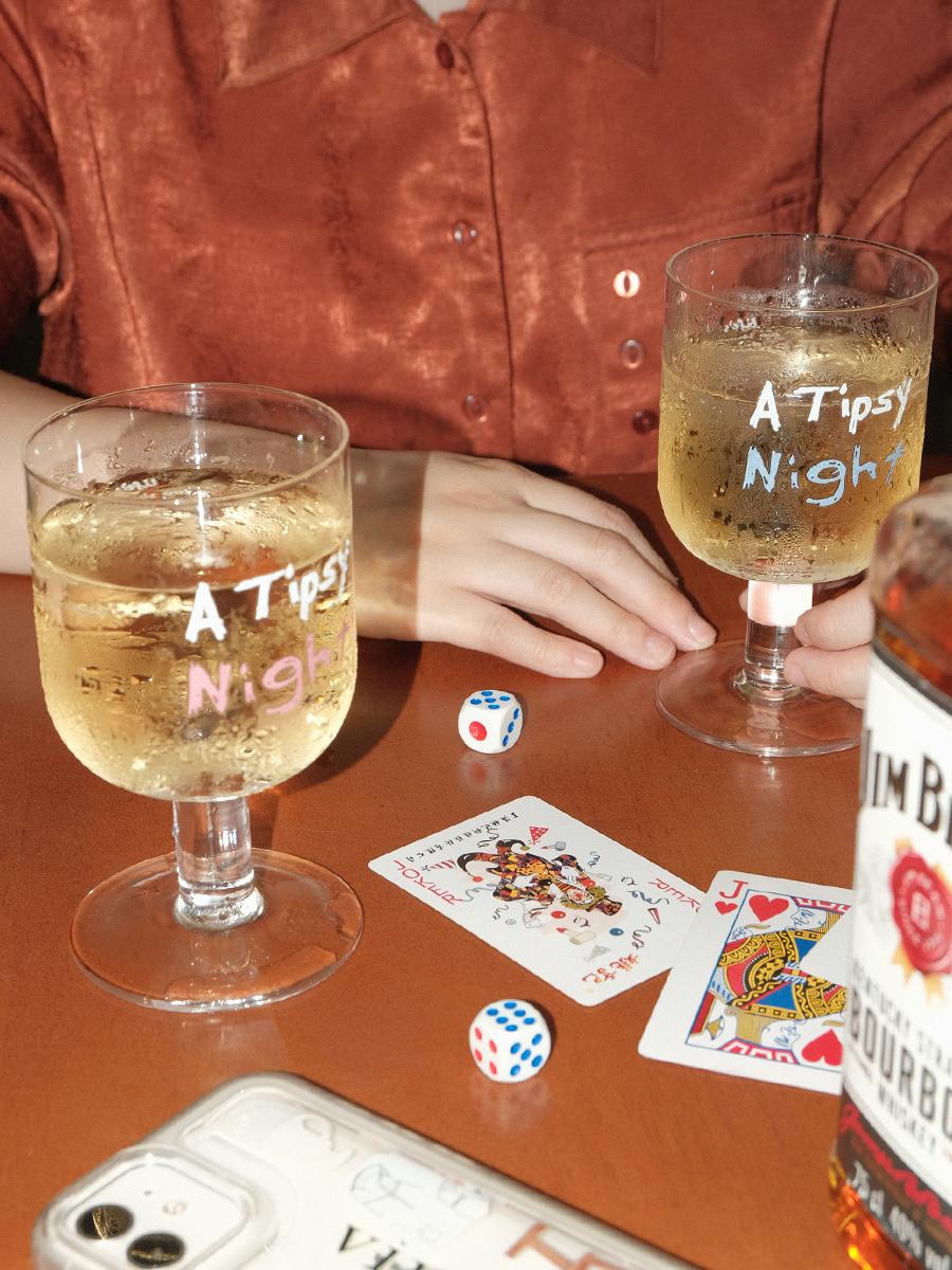 [알맹마켓] tipsy night 와인 맥주 유리잔