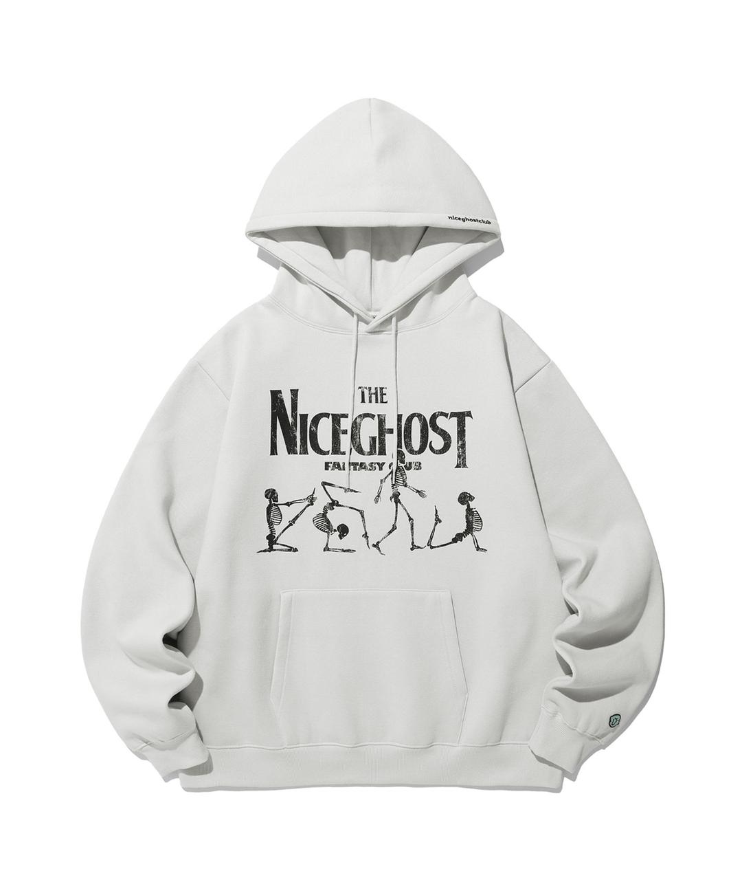 NAMASTE SKELETON HOODIE[GREY]