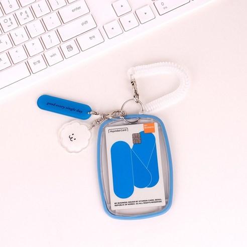 심플 스타일 비숑 키링 사원증 케이스 카드홀더 포카홀더 - 지갑 | 쿠팡