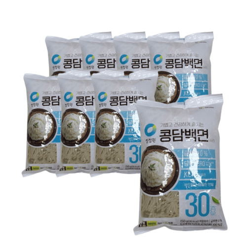 종가집 청정원 콩담백면 150g X 8개, 150g, 8개 - 물엿 | 쿠팡