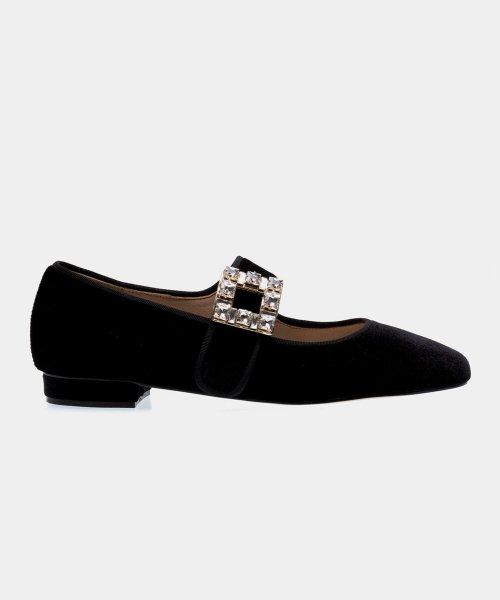 Swarovski Mary-Jane Black Velvet / ALCW032