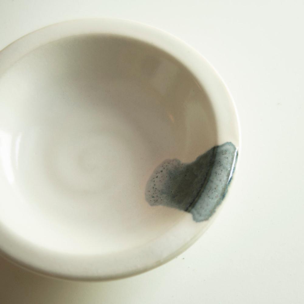 gray paintbrush mini plate