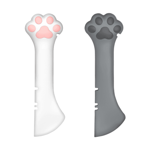 브레멘 냥젤리 캔수저, 화이트, 그레이, 2개 - 보관통/사료스푼 | 쿠팡