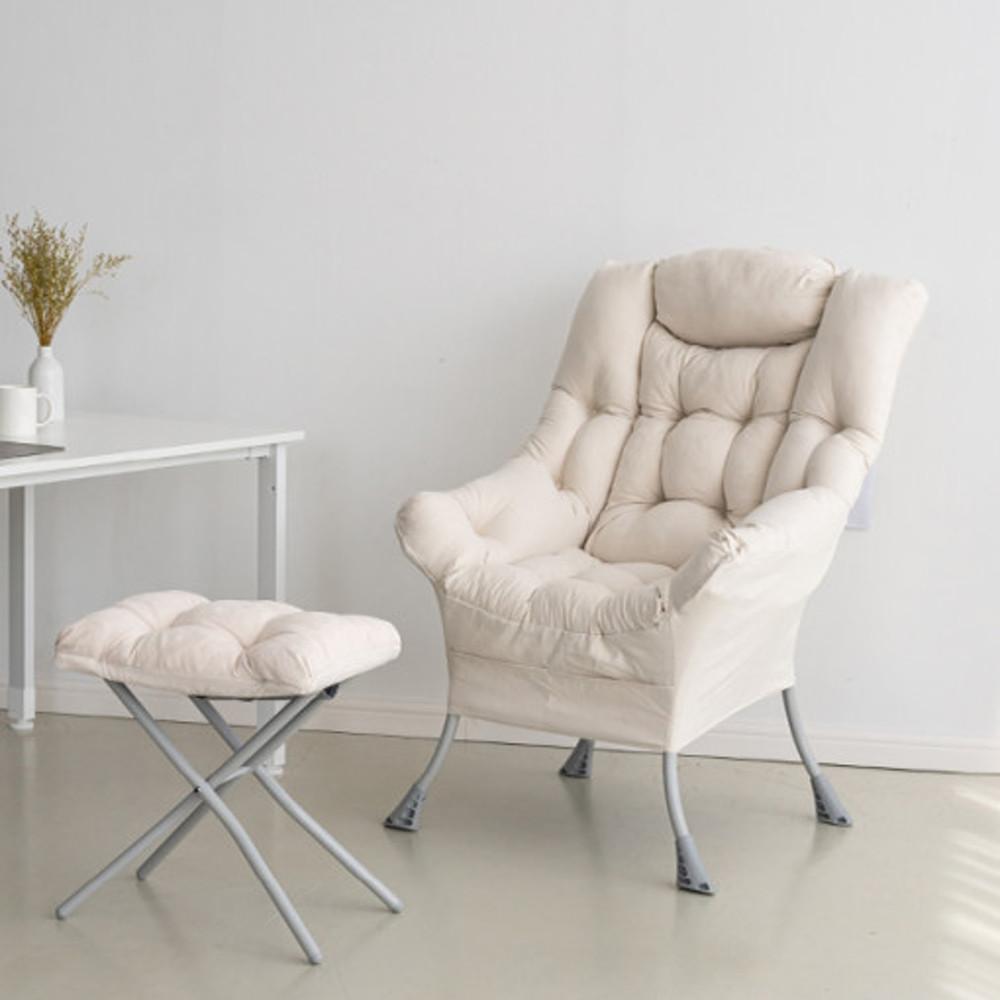 수유 의자 국민 임산부 안락 수면 소파 캠프밸리 독서 1인용 모유 밀란플러스(스툴포함)