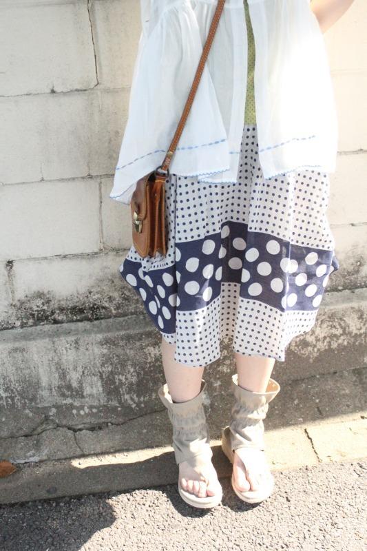 retro dot skirt (2color)
