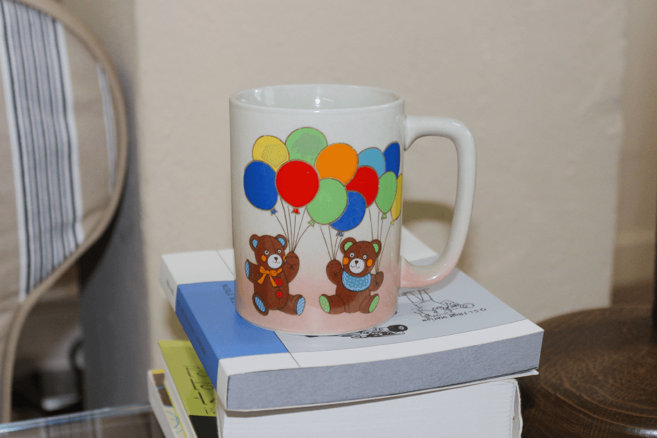 Balloon Bear Vintage Mug