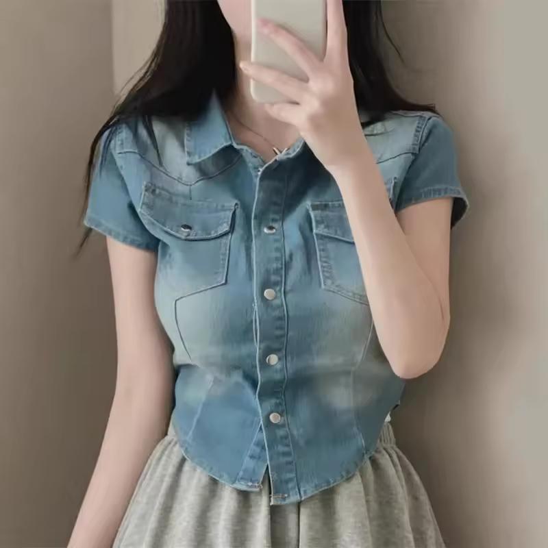 블랙 셔츠 블랙 루즈핏 긴팔 여성용 데님 캐주얼 가을 신상 셔츠 블라우스 데님 루즈핏 긴팔 여성용 검정색 셔츠