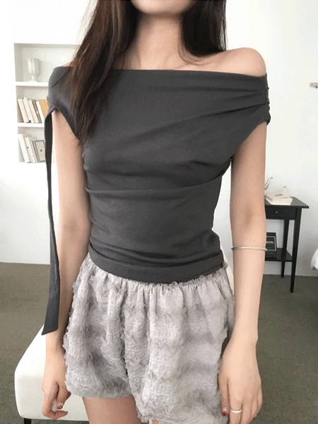 [투웨이숄더🩶] SHOULDER DROPPED SLEEVELES (3color)