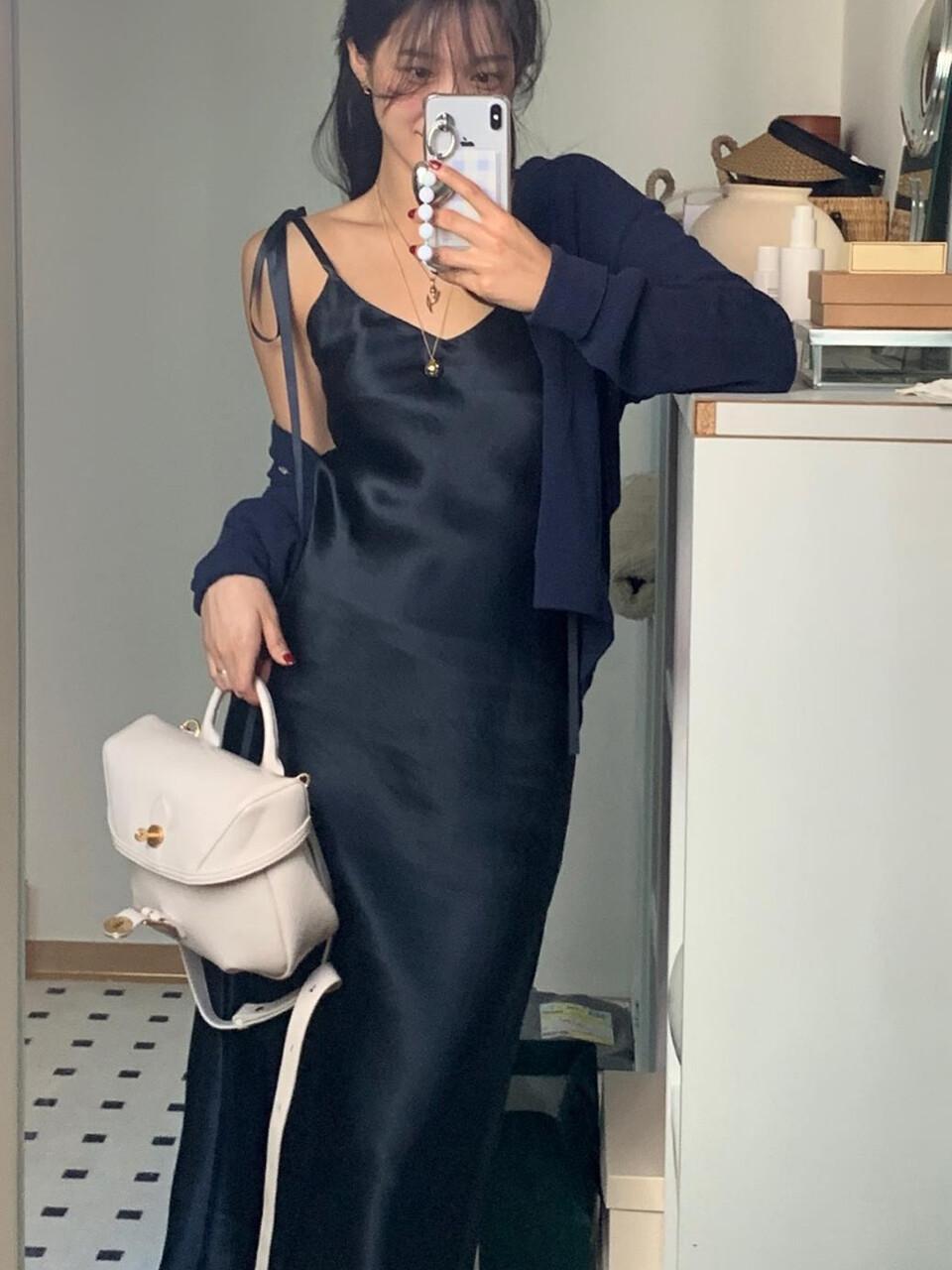 Heart luminous layered dress(2colors)