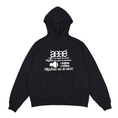 WEB LOGO LOOSED HOODIE