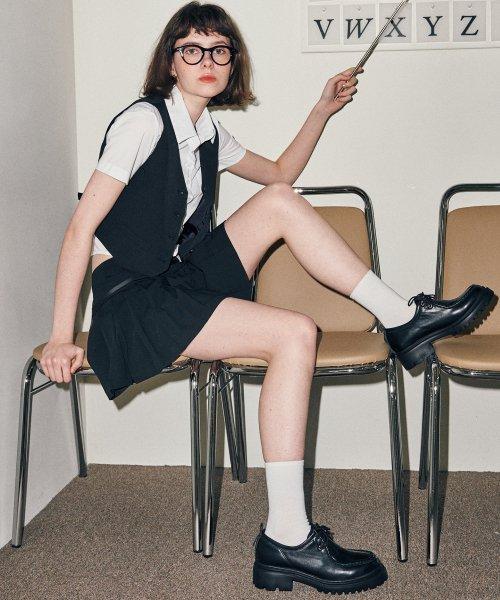 Anders 3Color 더비 로퍼 4Cm