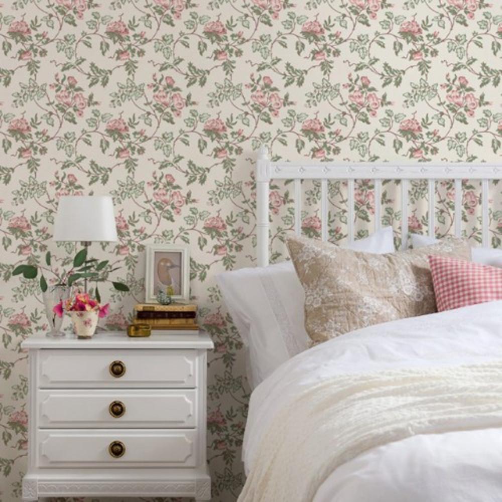 (보유)엔틱 꽃무늬 벽지 페르스만 듀로 수입벽지