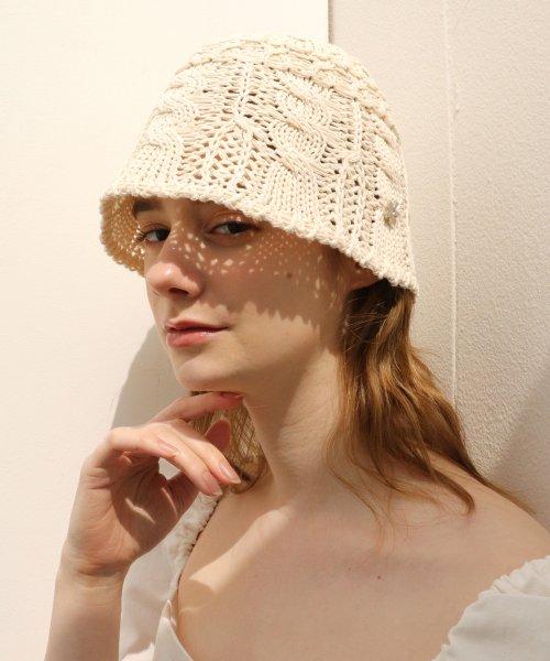 JULY IVORY BUCKET HAT