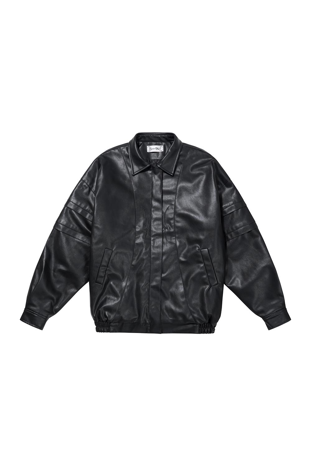 Embroided lace-up jacket