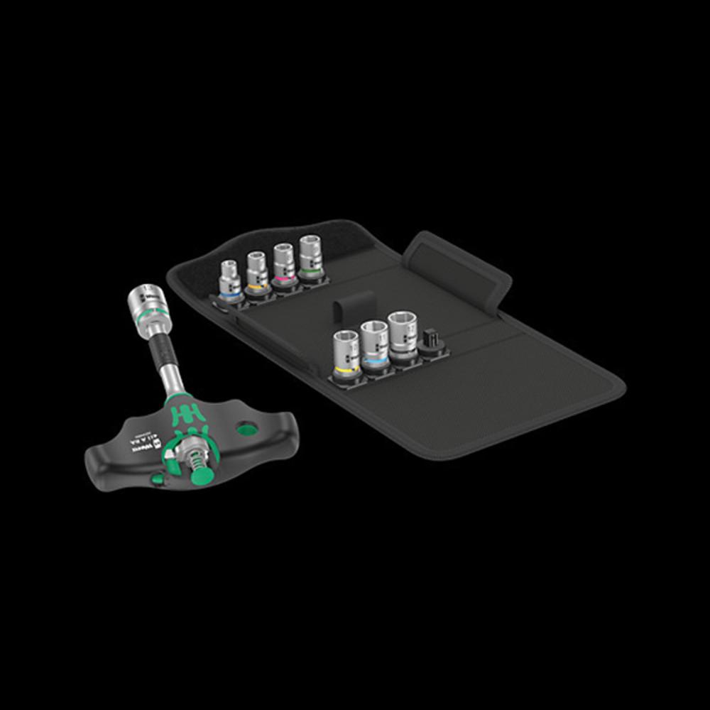 WERA 베라 수공구 라쳇 핸들 세트 Kraftform Kompakt 400 RA 세트 2, 9pcs (023470)