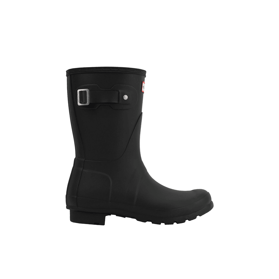(W) Hunter Original Short Rain Boots Black
