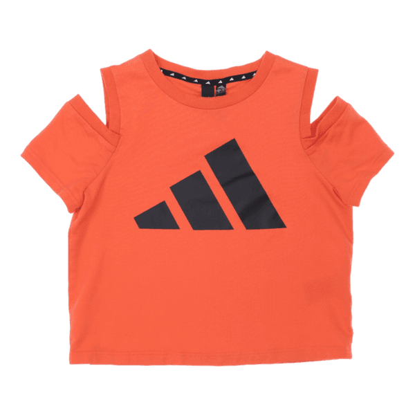 아디다스 (S)오렌지 숄더포인트 로고 반팔
