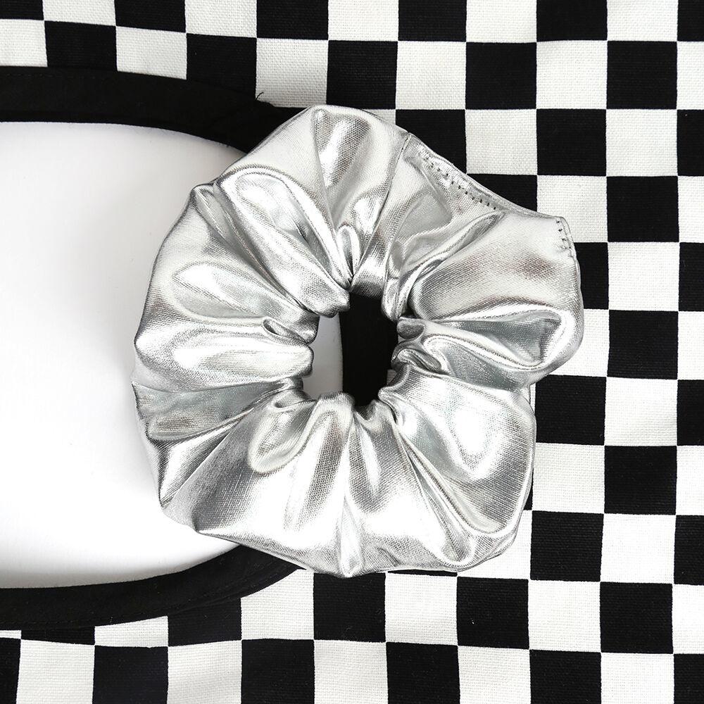 sliver glow scrunchy