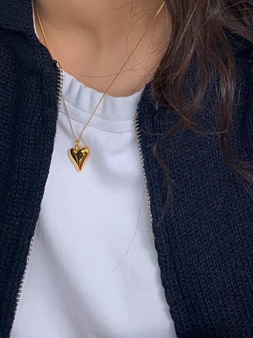 [SILVER925] My heart necklace / 시드주얼리 마이 하트 네클리스