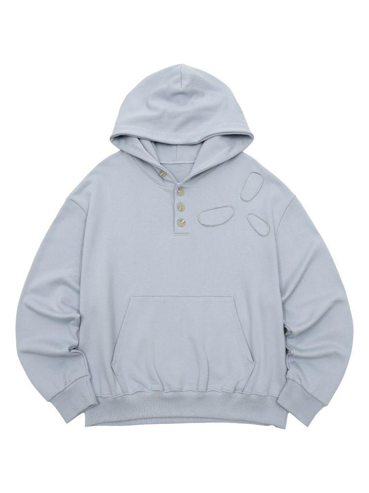 BPT Symbol Logo Appliqué Hoodie Sky Blue : BP2