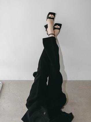 Simple Strap Sandal - Black (5cm)