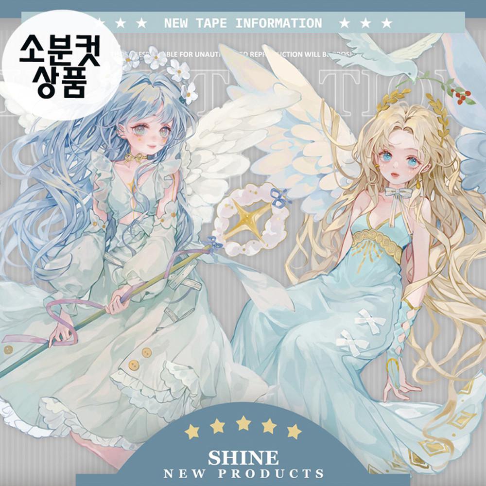 shine 꿈나라요정 마스킹테이프 자개빛 PET 소분컷 6cm x 80cm