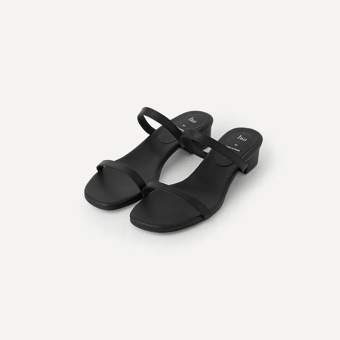 STRAIGHT SANDALS (BLACK)