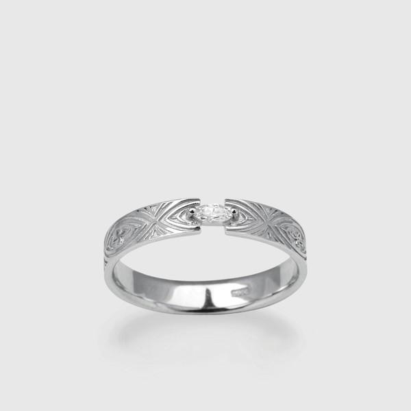 Victorian etching couple ring 빅토리안 에칭 커플링(여성용)