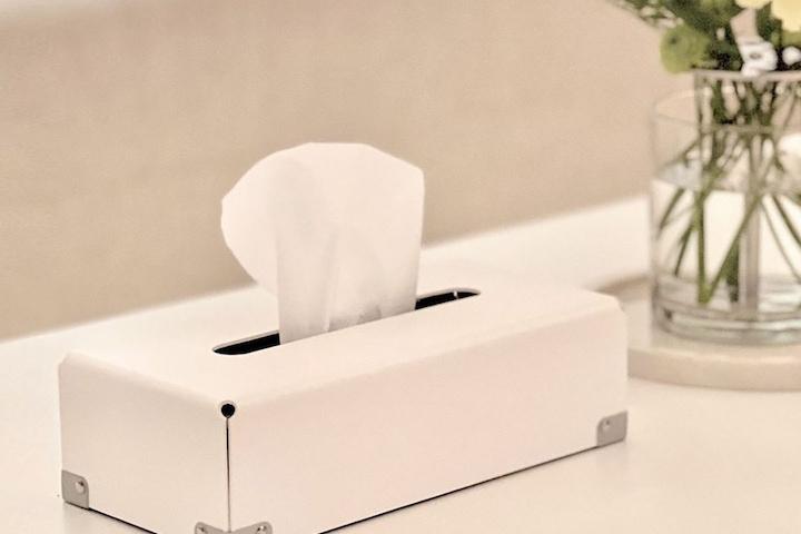 미니멀 티슈박스 4color 화이트 티슈케이스 각티슈커버 화장지케이스 티슈커버