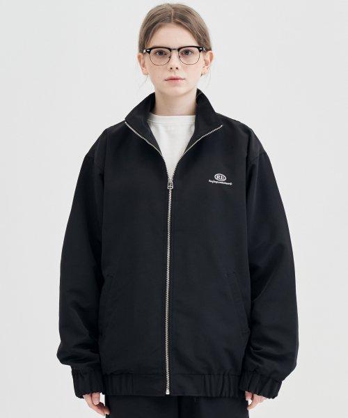 RE capsule logo track jacket (black)