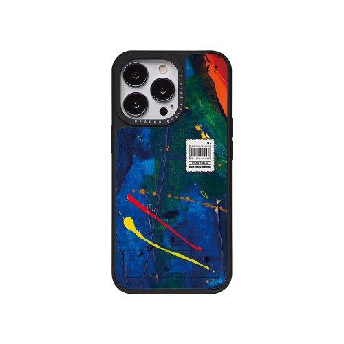 OIL PAINTING-BLUE 카드수납&거치/교체형 폰케이스 (커버+바디프레임세트)