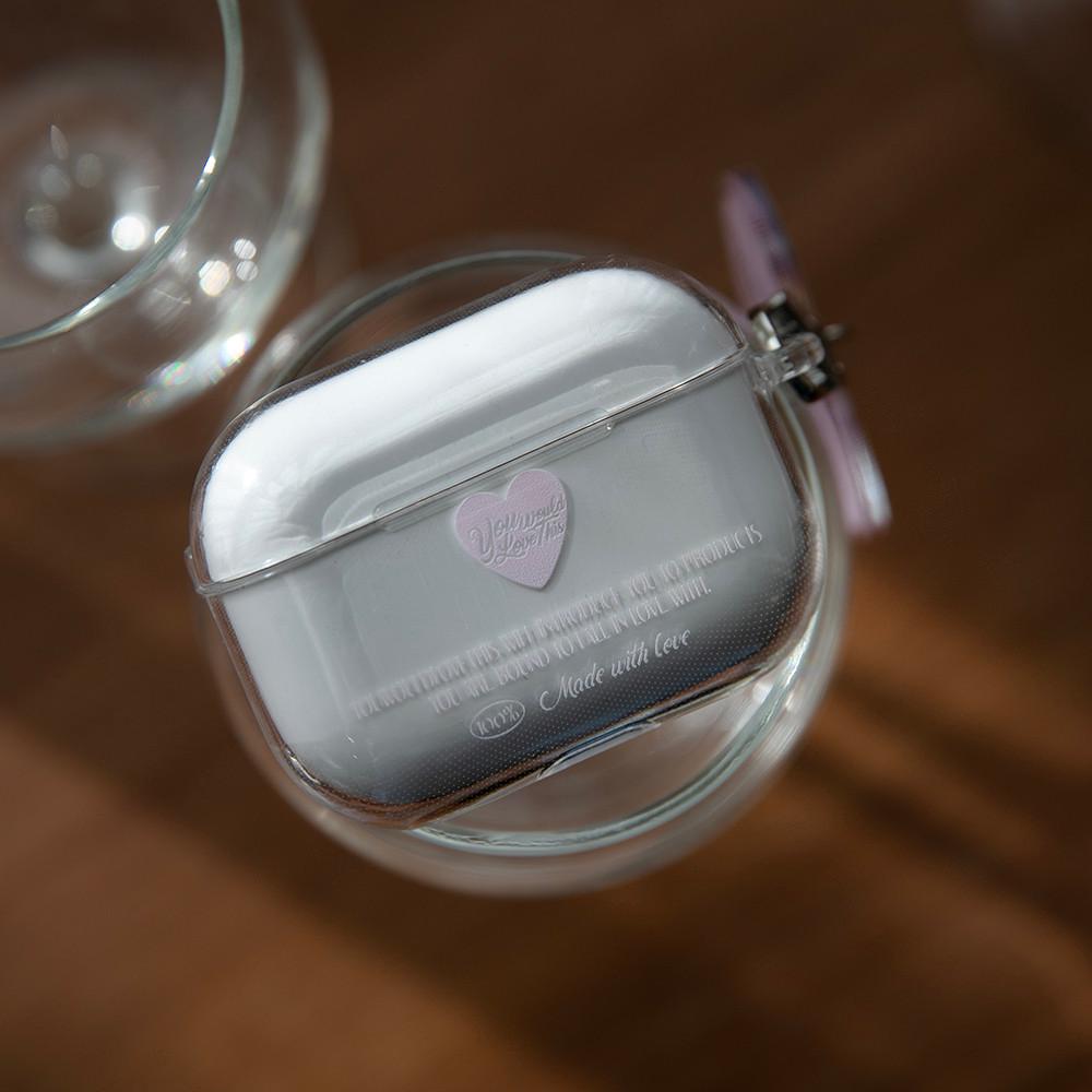 Belle 투명 에어팟/버즈 케이스