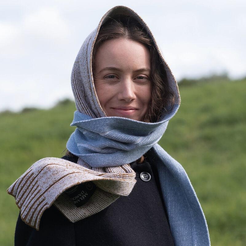 Track Wide Muffler Sky Melange