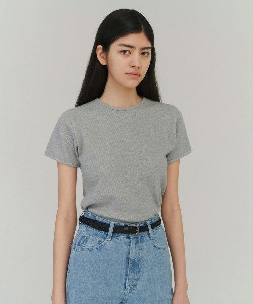 Noah waffle t-shirt (Gray)