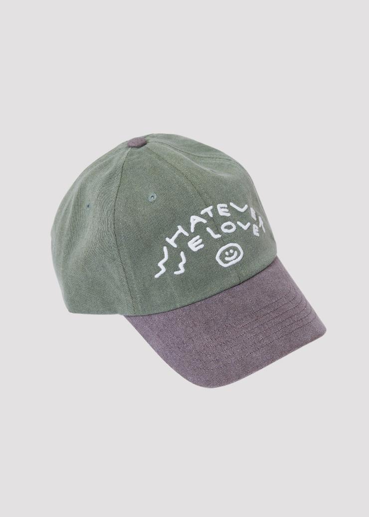 WASHING CAP WE LOVE KHAKI BROWN