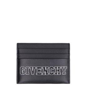 [GIVENCHY]LOGO DETAIL LEATHER CARD HOLDER BK6099K1