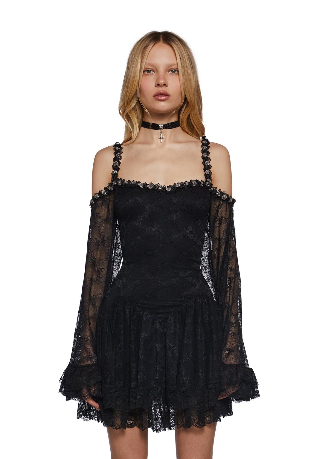 Formally Yours Mini Dress - Black - BLACK / XX-Small