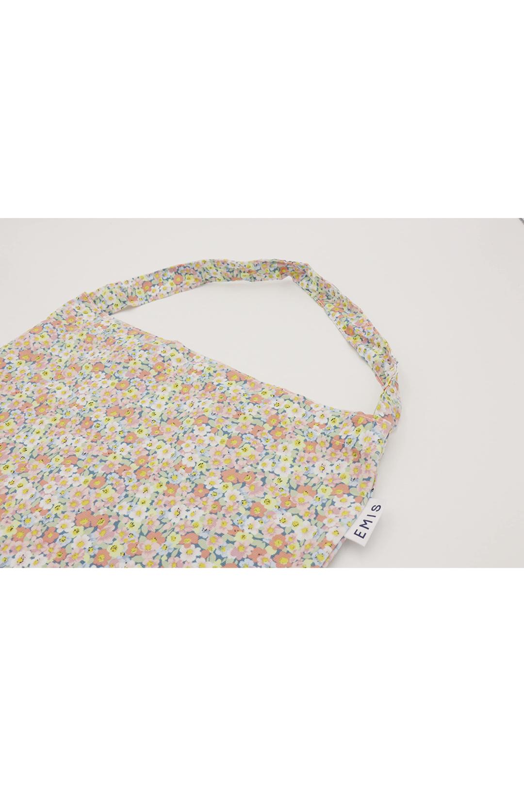 PASTEL FLOWER ECO BAG-PINK(Corduroy)