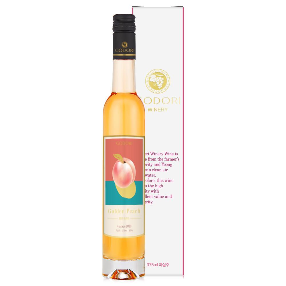 고도리와인 복숭아와인 6.5도 375ml 달달 향긋 복숭아주