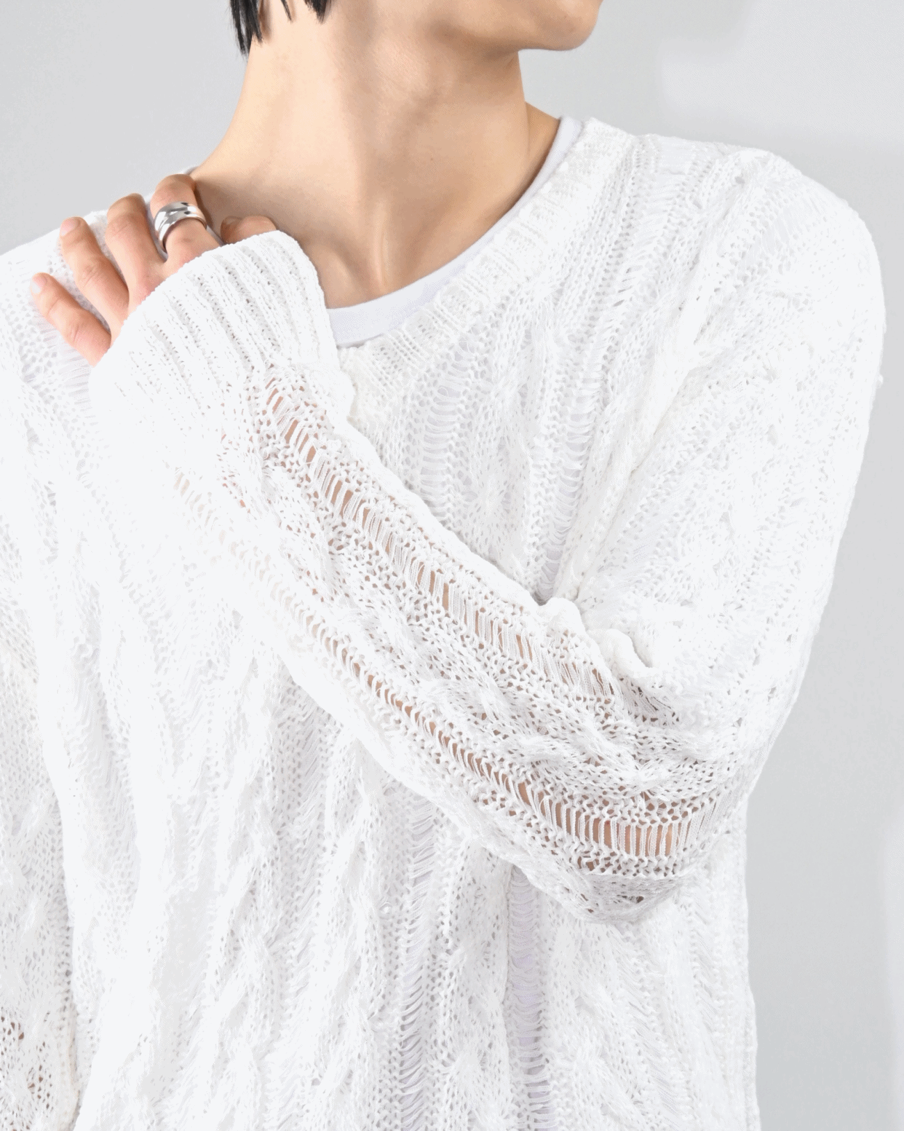 cable net knit