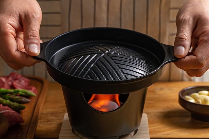 *혼자산다 *수진 미니 화로 1인 고기 구이판 '화로 세트'