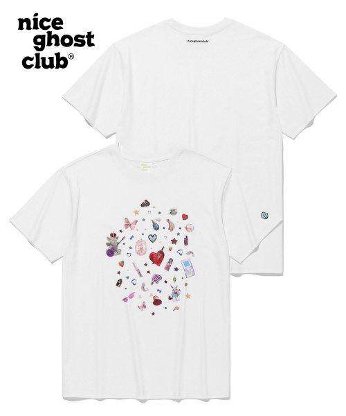 데코 스티커 티셔츠_화이트(NG2CMUT508A)