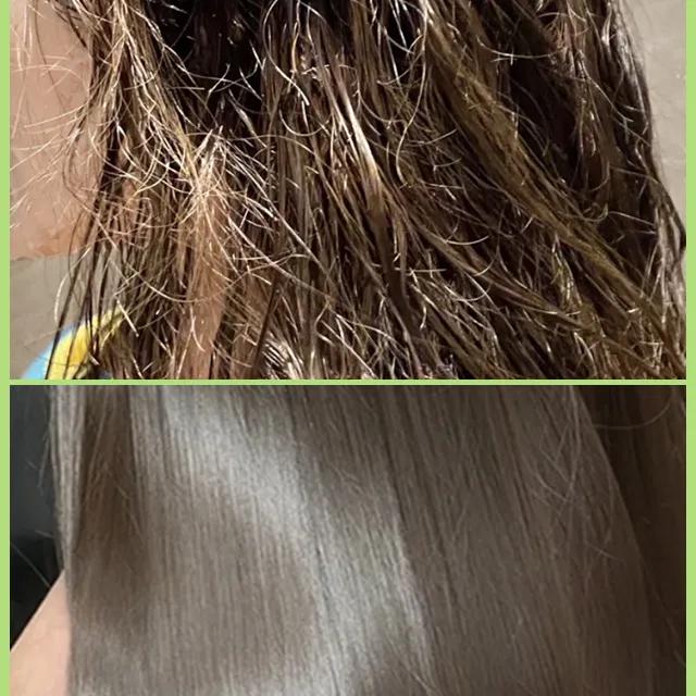 여신머릿결💁🏼‍♀ 물미역 즉각변신 손상복구템 극손상 헤어트리트먼트 대용량 아보카모 헤어팩 300ml