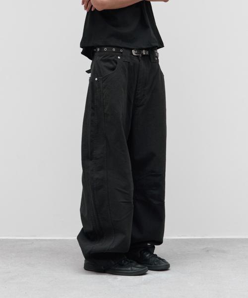 Technical Curved Jeans