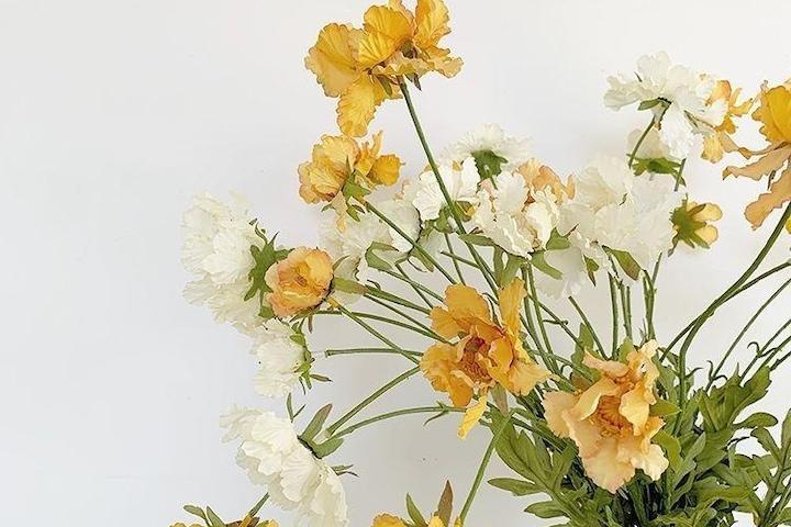 스카비오사 조화 실크플라워 꽃장식 4color