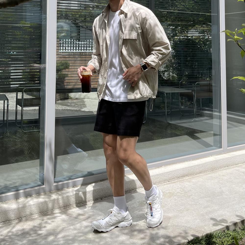 써머 스트링 셔츠자켓 (4color)